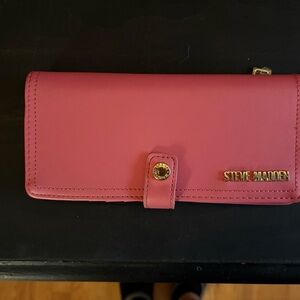 Steve Madden Vibrant Pink Wallet